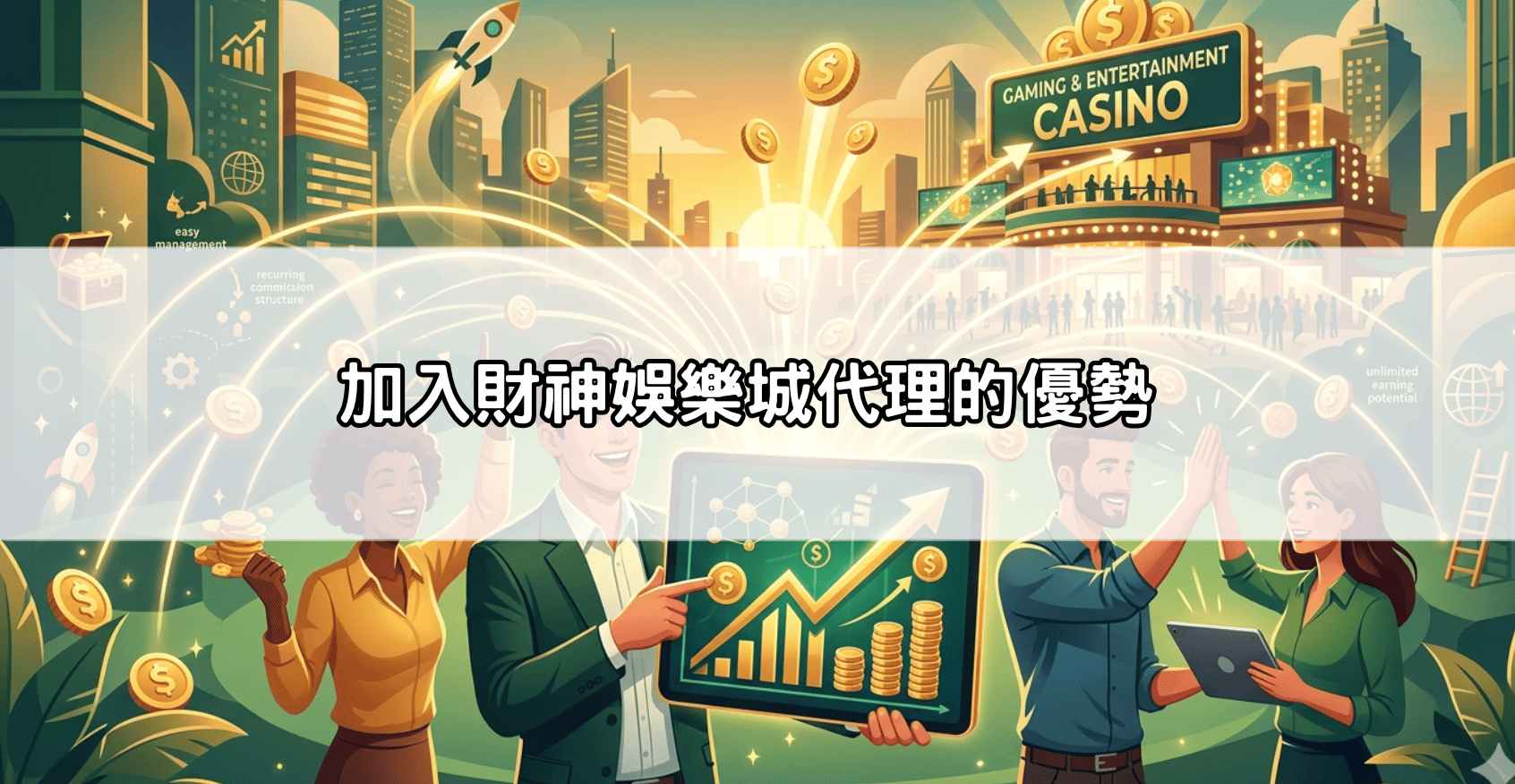 加入財神娛樂城代理的優勢